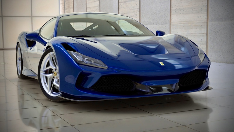 ferrari f8 tributo front low angle